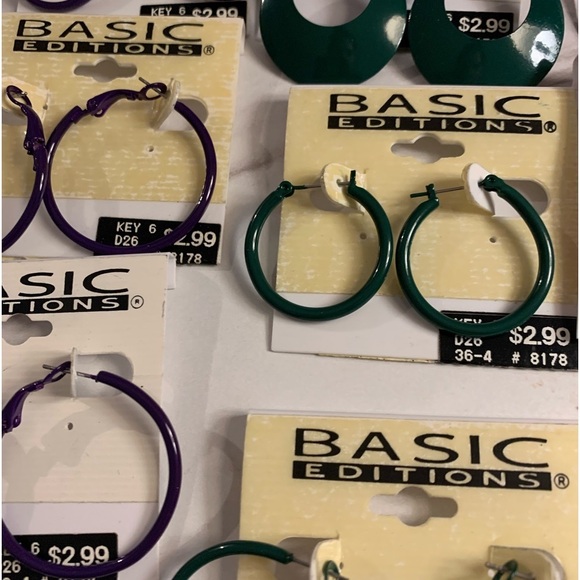 9pc Hoop Earrings Variety Set - Picture 4 of 5